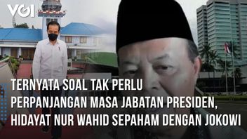 VIDEO: Discourse On Extending President's Term, Hidayat Nur Wahid Agrees With Jokowi