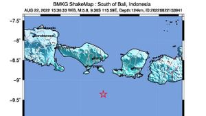 Gempa Bali Magnitudo 5,8, Belum Ada Laporan Kerusakan