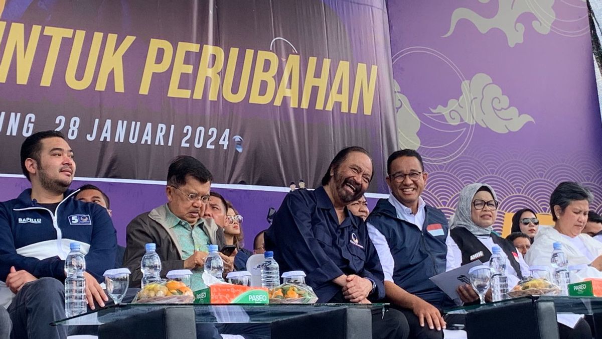 JK et Surya Paloh descendent pour suivre la campagne Akbar Anies à Bandung