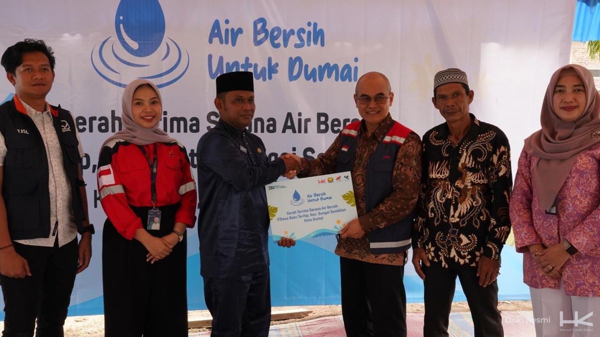 Hutama Karya Provides Clean Water Facilities For Thousands Of Families In Batu Village Quoted By Dumai