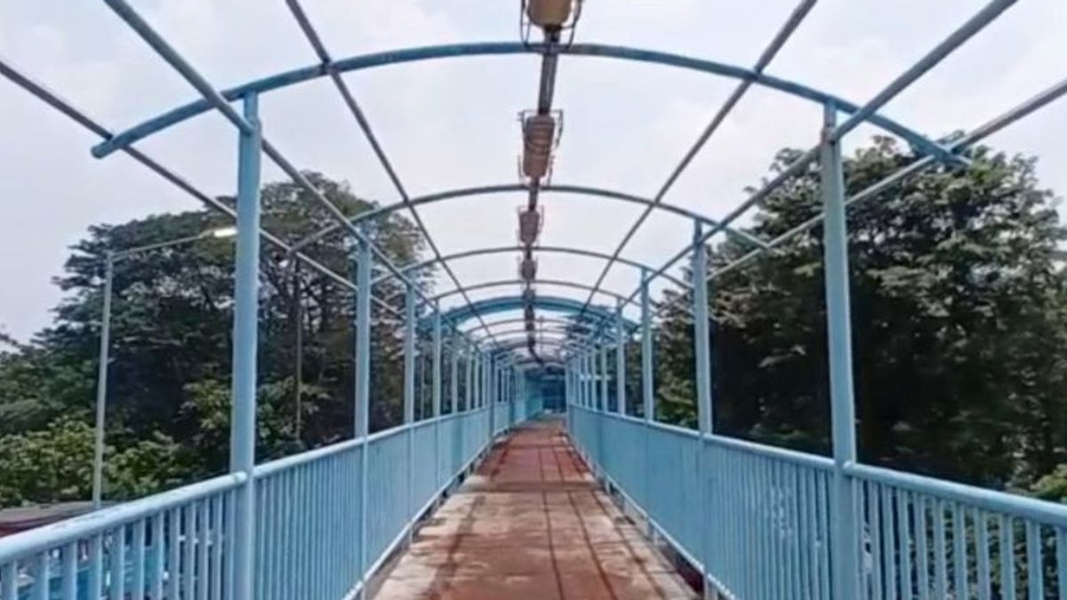 Atap Hilang-Plat Besi Berkarat, Begini Kondisi Suram JPO Terminal Kampung Rambutan