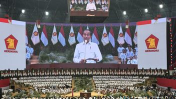 Jokowi At The Gerindra Cadre Apple: Sustainability Is Important, Time And Resources Don't Run Out