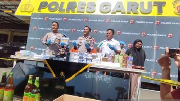 Karena Kecelakaan, Mobil yang Angkut Obat Memabukkan Senilai Rp1 Miliar Berhasil Disita Polres Garut