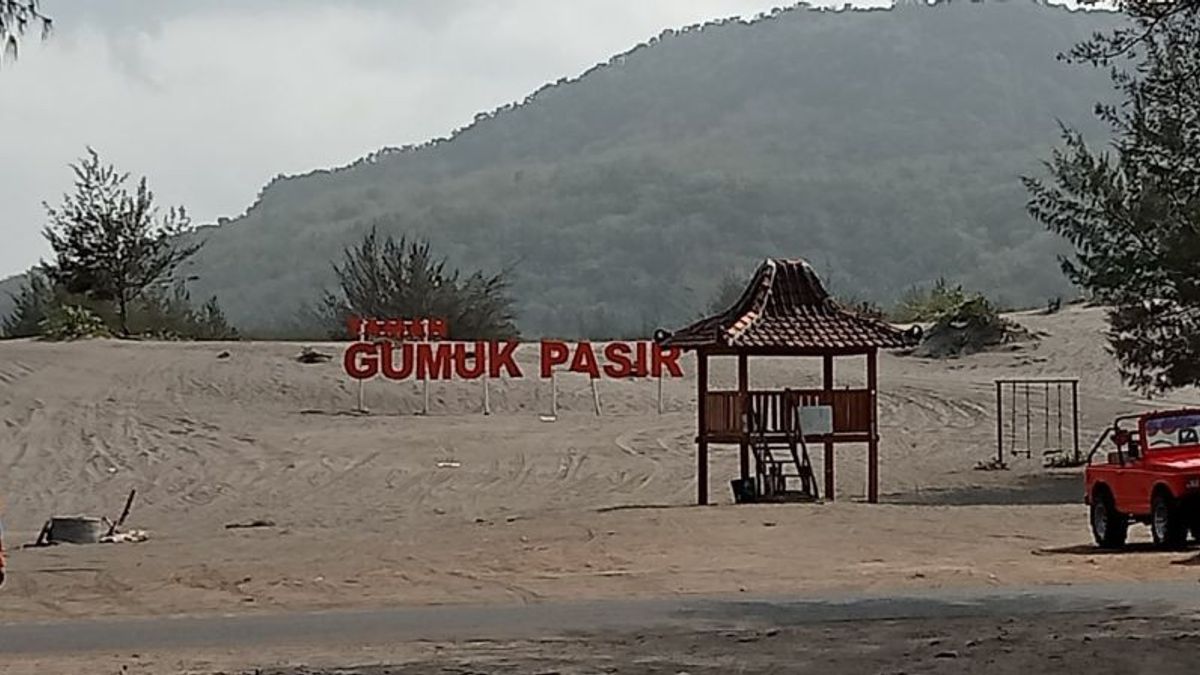 Un hameau de sable parangtrite sera considéré comme un géopark national