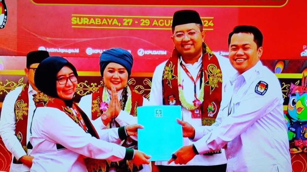 Cak Imin Dampingi Luluk-Lukman List of East Java Pilgub to KPu