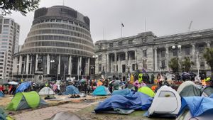 Tegas Hadapi Pengunjuk Rasa Anti-vaksin, Polisi Selandia Baru Bongkar Perkemahan dan Derek Kendaraan