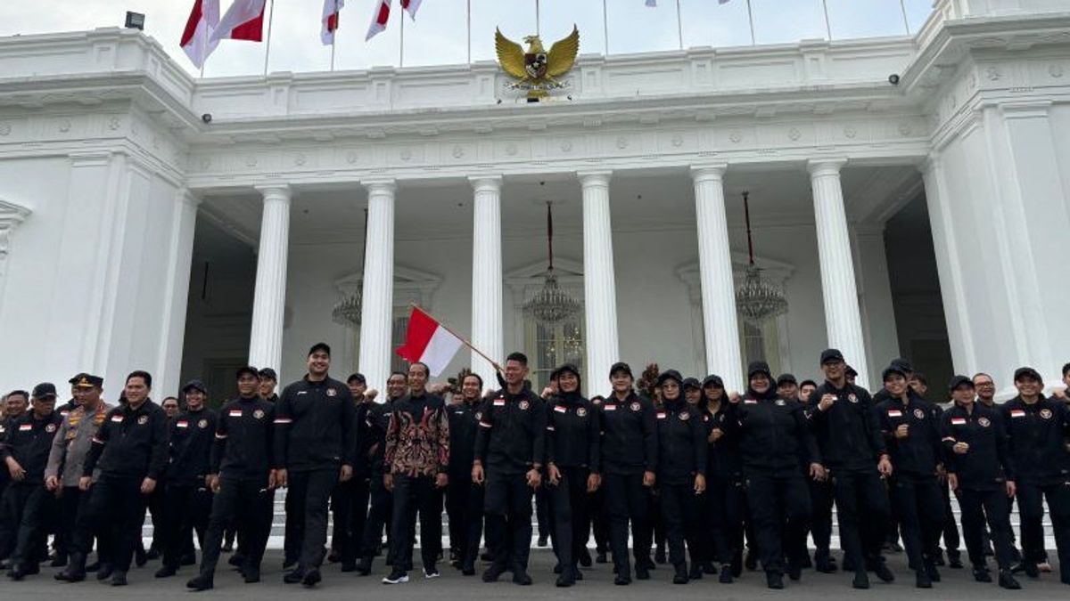 Lepas Tim Olimpiade Paris 2024, Jokowi Berharap Atlet Indonesia Kibarkan Merah Putih di Podium