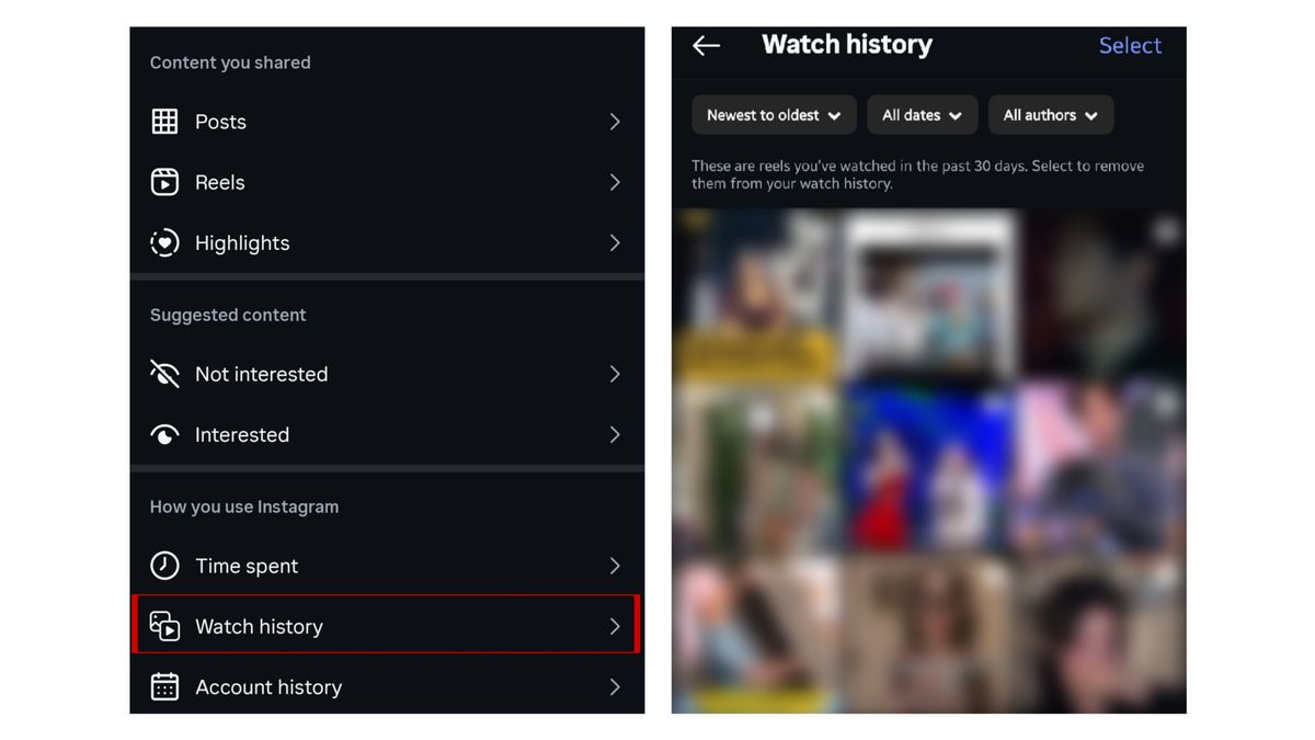 Instagram Launches Watch History Feature To Find Reels Watch History
