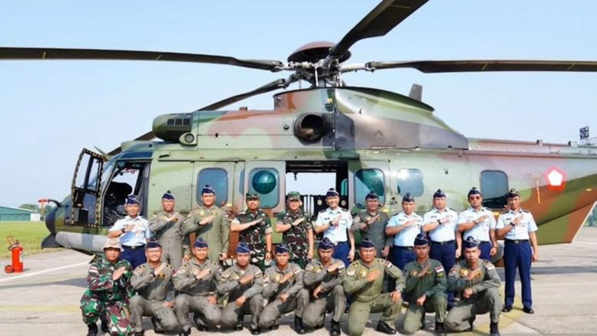 TNI AU Kirim Helikopter Caracal untuk evakuasi korban bencana Filipina