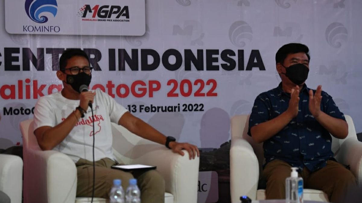 Untuk Pers, Ada Media Center MotoGP 2022 yang Baru Diresmikan Sandiaga Uno dan Hadi Tjahjanto