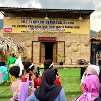 Pemudik Singgah di Nagreg Bisa Istirahat Sambil Menikmati Kesenian Sunda