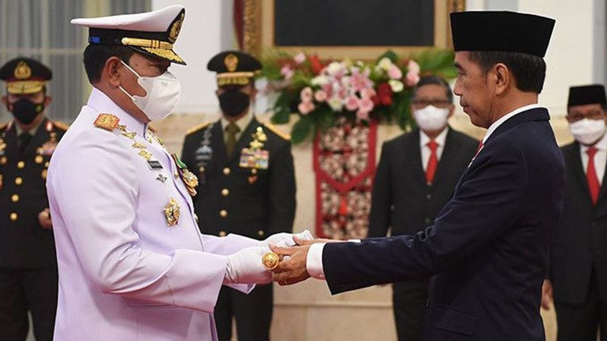 TNI司令官は説得力のある道を選ぶ、ジョコウィ大統領はかつて「私たちが断定的でなければ、KKBは常にそのようだ」と言った。
