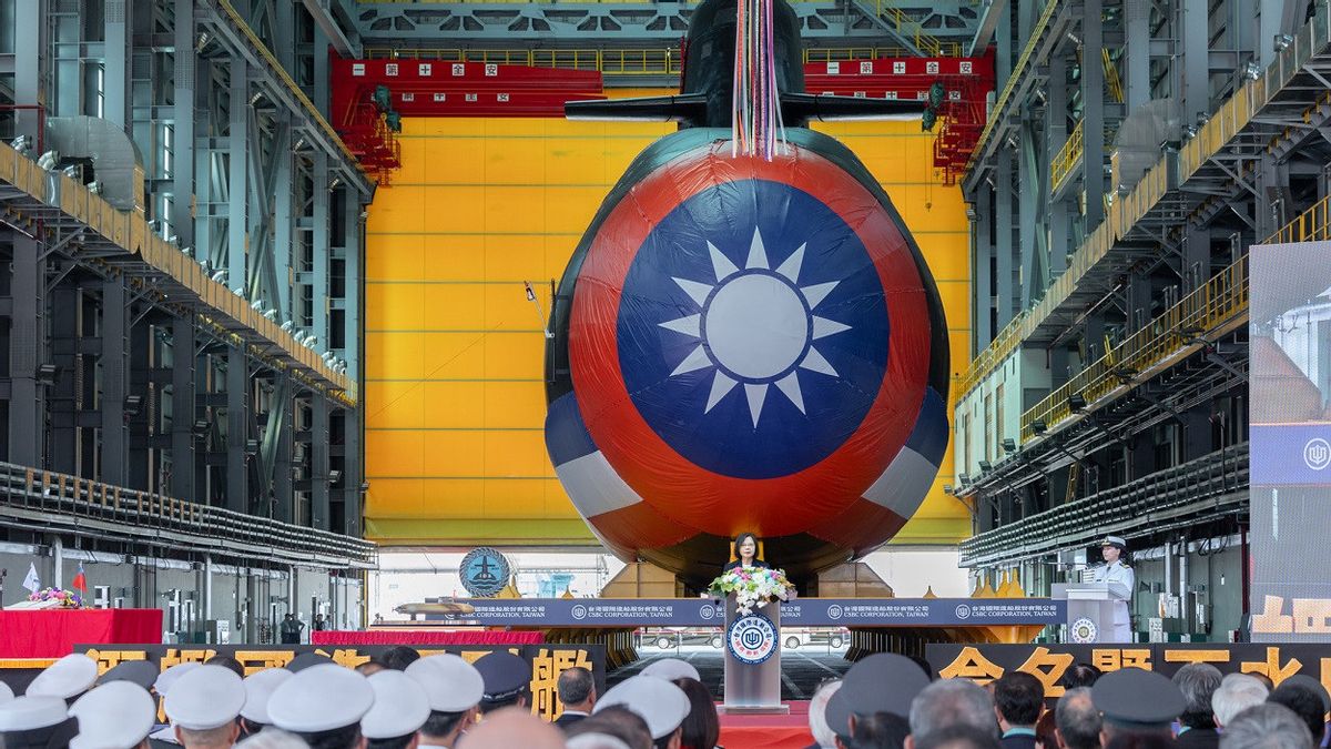 Taiwan Rampungkan Uji Coba Laut Pertama Kapal Selam Buatan Dalam Negeri