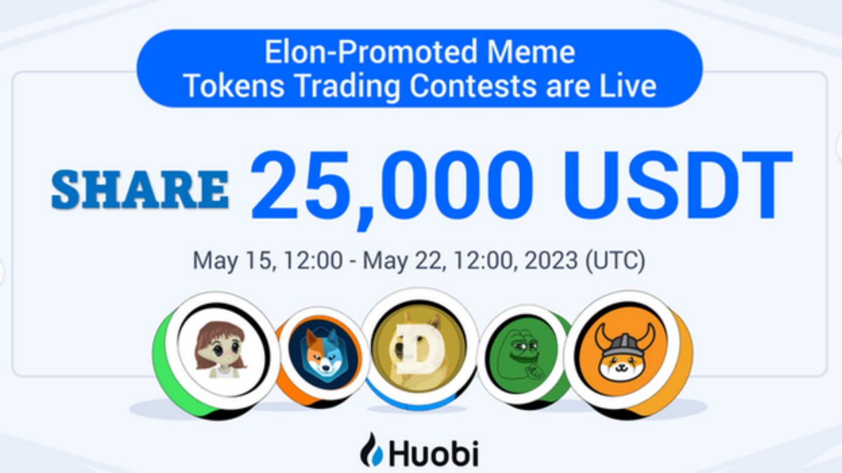 Huobi Gelar Kompetisi <i>Trading</i> Koin Meme Termasuk DOGE, PEPE, LADYS, FLOKI, dan AIDOGE