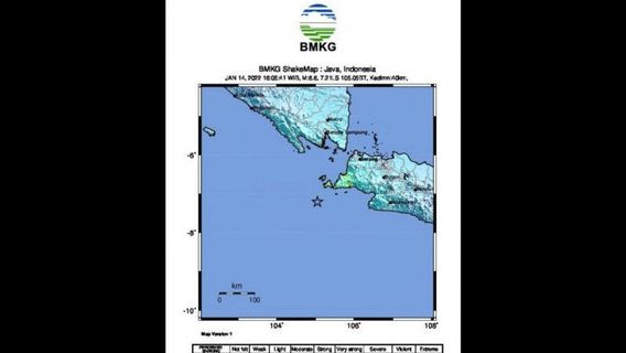 Magnitude Du Séisme De Banten 6,6 Type Peu Profond En Raison De L’activité De Subduction