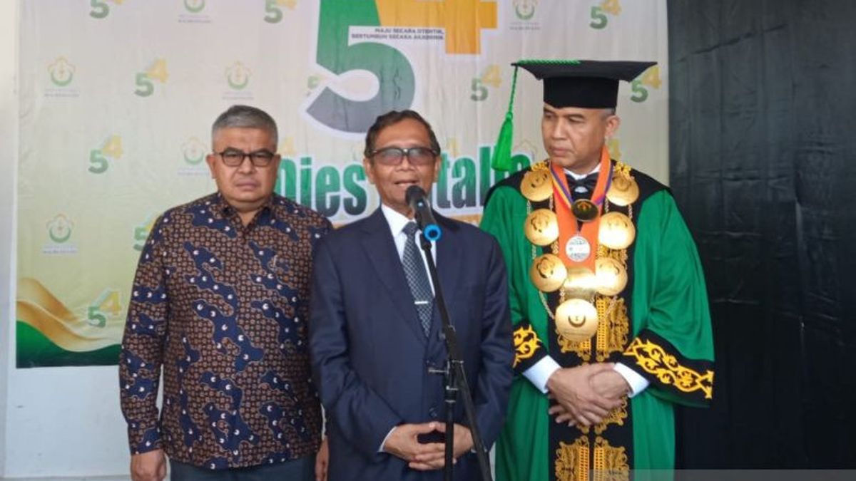 Mahfud MD: 87 Persen Koruptor di Indonesia Lulusan Perguruan Tinggi