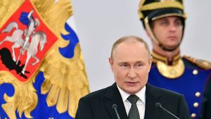 Media Inggris Beritakan Putin yang Terlihat Gemetar dalam Sebuah Acara, Kesehatannya Terganggu?