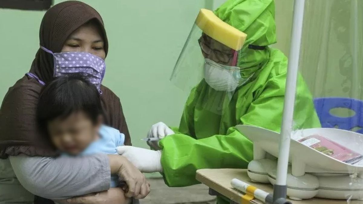 COVID-19 Cases Slope, Central Bangka Begins To Intensify Rubella Measles Immunization
