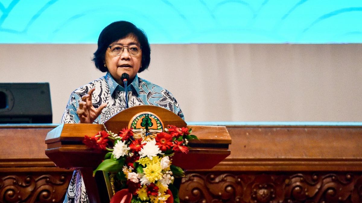 Minister Of Environment And Forestry Siti Nurbaya Affirms RI's Commitment To Control Climate Change