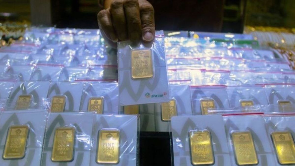 Le prix de l’or d’Antam est stable aujourd’hui au niveau de 1 208 millions IDR par kilogramme