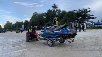 Official Practice Officially Opened: Belitung Ready To Welcome 2025 AETI Aquabike Indonesian Championship Round Final