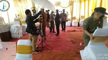 Reported By Residents Via JAKI Application, Wedding Reception In Menteng, Central Jakarta Disbanded By Satpol PP