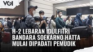VIDEO: H-2 Lebaran Idulfitri Bandara Soekarno Hatta Mulai Dipadati Pemudik
