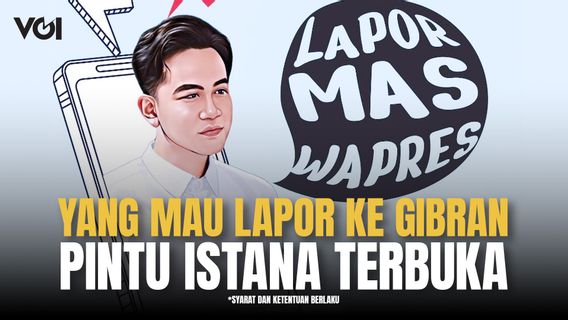 VOI Hari Ini: Lapor Mas Wapres, Gibran Buka Pintu Istana, Prabowo Subianto Sudah Tahu?