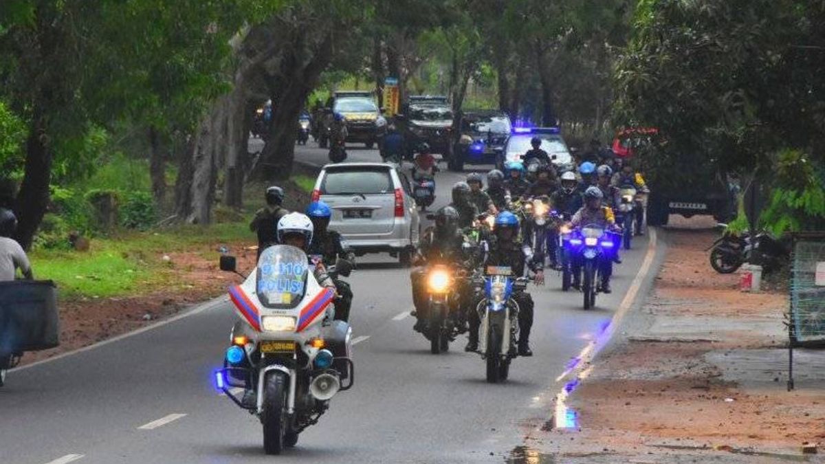 The Escort Route For Eril's Body, Ridwan Kamil's Son, From Soetta Tangerang To Bandung