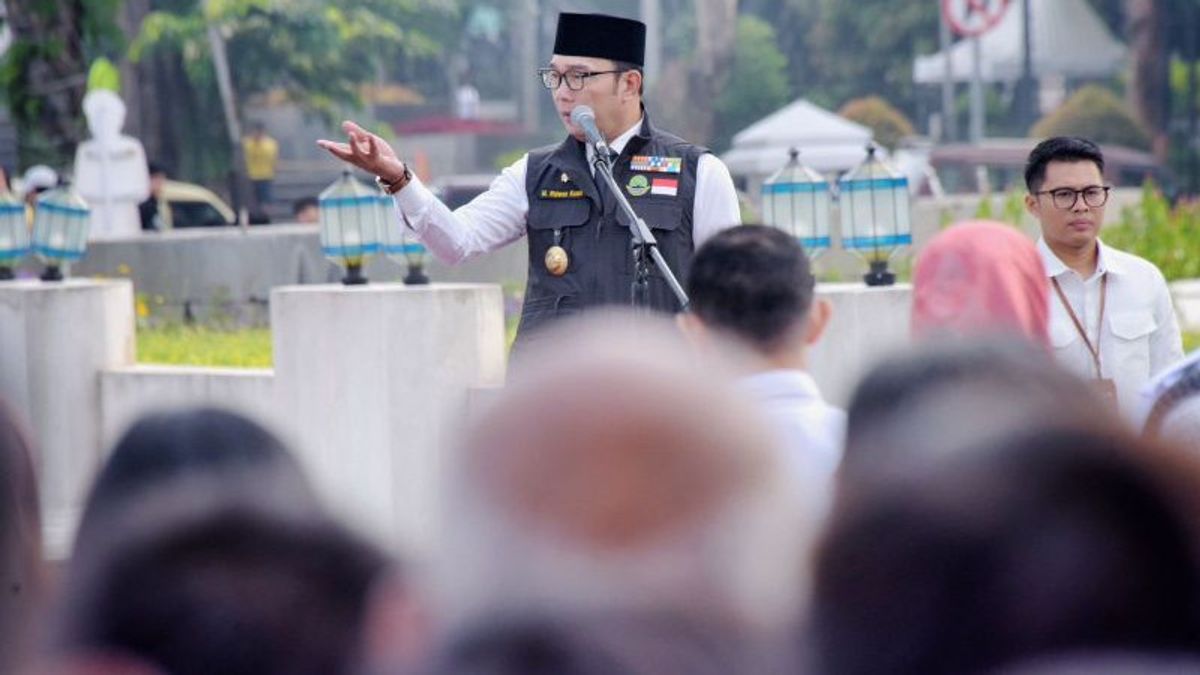 'Don't Flex, It Gives Bad Image,' Ridwan Kamil's Message To ASN On The First Day After The Eid Holiday