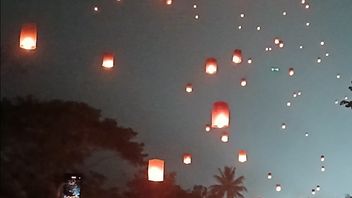Rangkaian Perayaan Waisak di Candi Borobudur Ditutup dengan Festival Lampion