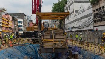 Construction Of Phase 2A MRT Phase 2A Segment HI-Harmoni Capai Roundabout 45.5 Percent