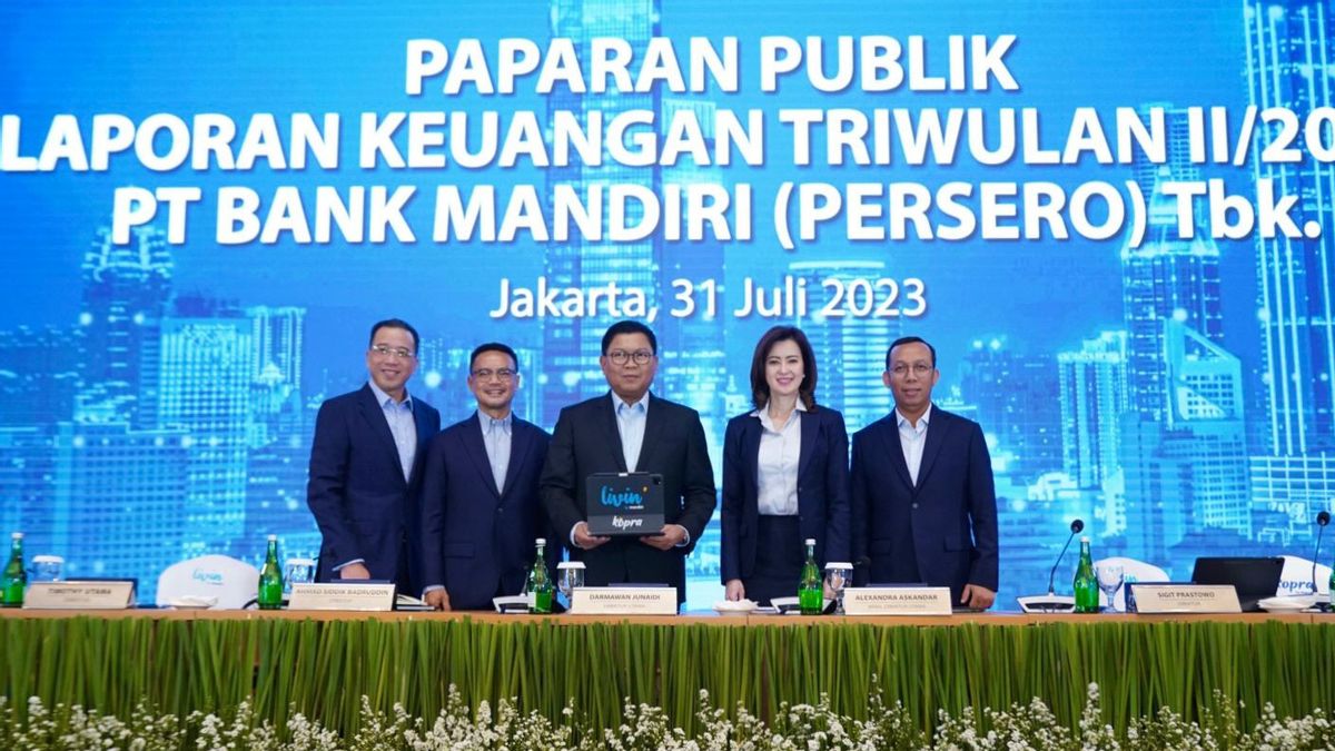 Supporting Economic Growth, Bank Mandiri Distributes Credit Reaching IDR 1,272.07 Trillion by the Second Quarter of 2023