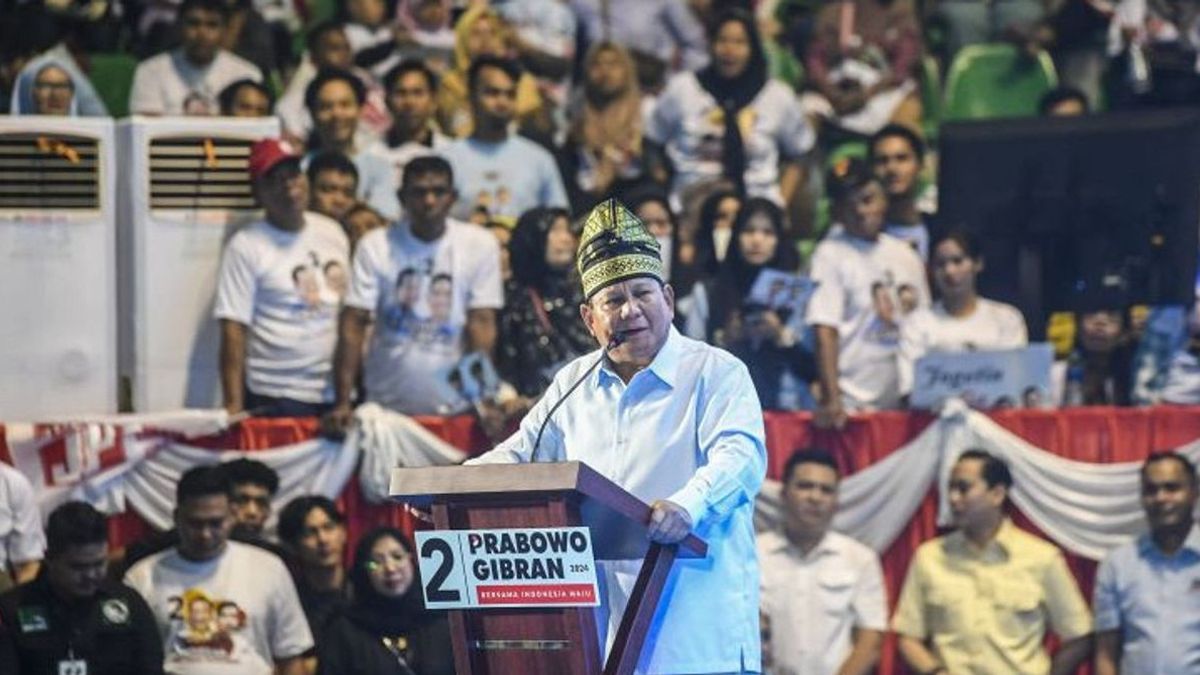 Prabowo: Indeed, I'm Not Good At Talking, Some Say I Can Only Dance