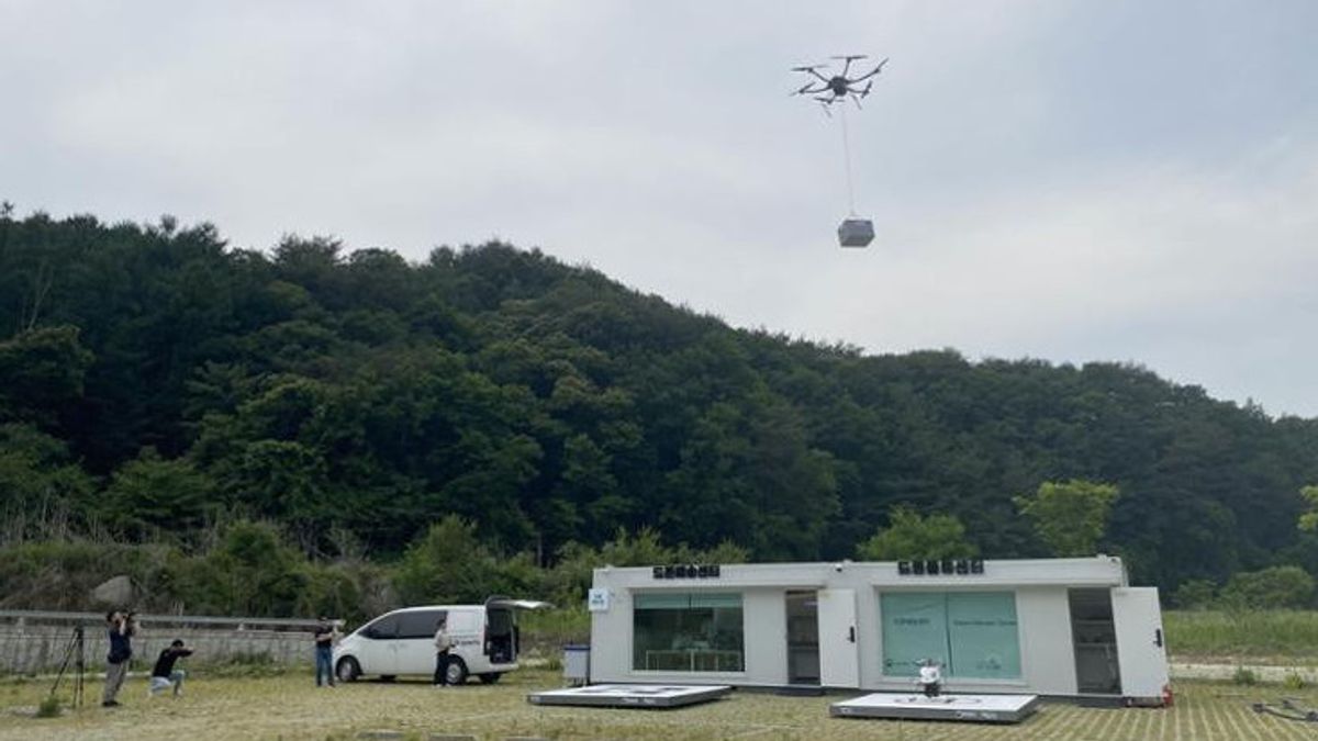 Korea Selatan mulai Pengiriman Barang ke Pulau dan Daerah Terpencil dengan Drone Bulan Ini