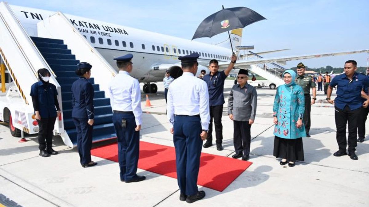 Kunker A Week, Vice President Ma'ruf Amin Arrives In Timika Papua