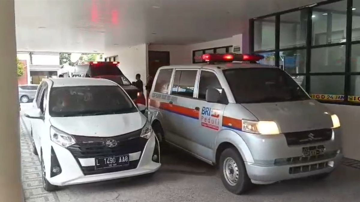 2 Korban Ledakan Mako Brimob Polda Jatim Dibawa ke RS Bhayangkara, Alami Luka Ringan