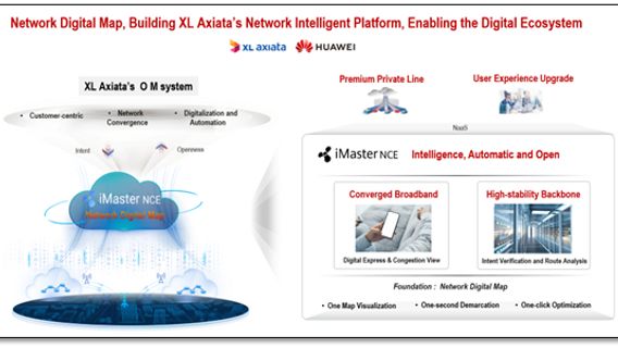 甘东华为,XL Axiata 推出了亚太地区第一个商业网络数字地图