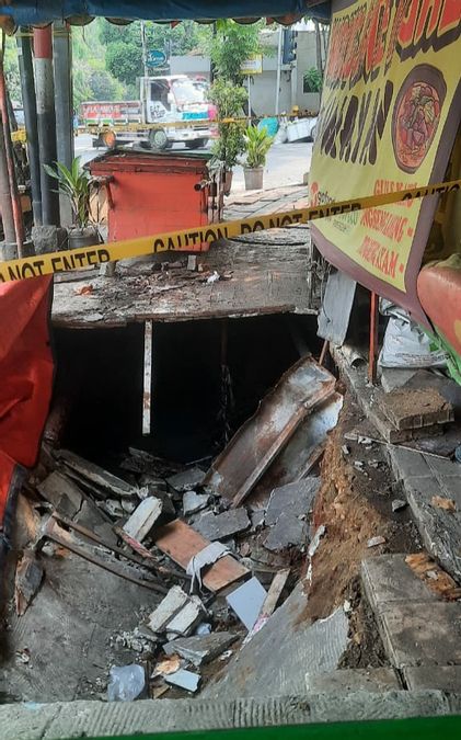 Satellite Binaan Sudin MSME Jakpus Ambruk, 6 employés du centre de santé dispersés par les canaux d’eau