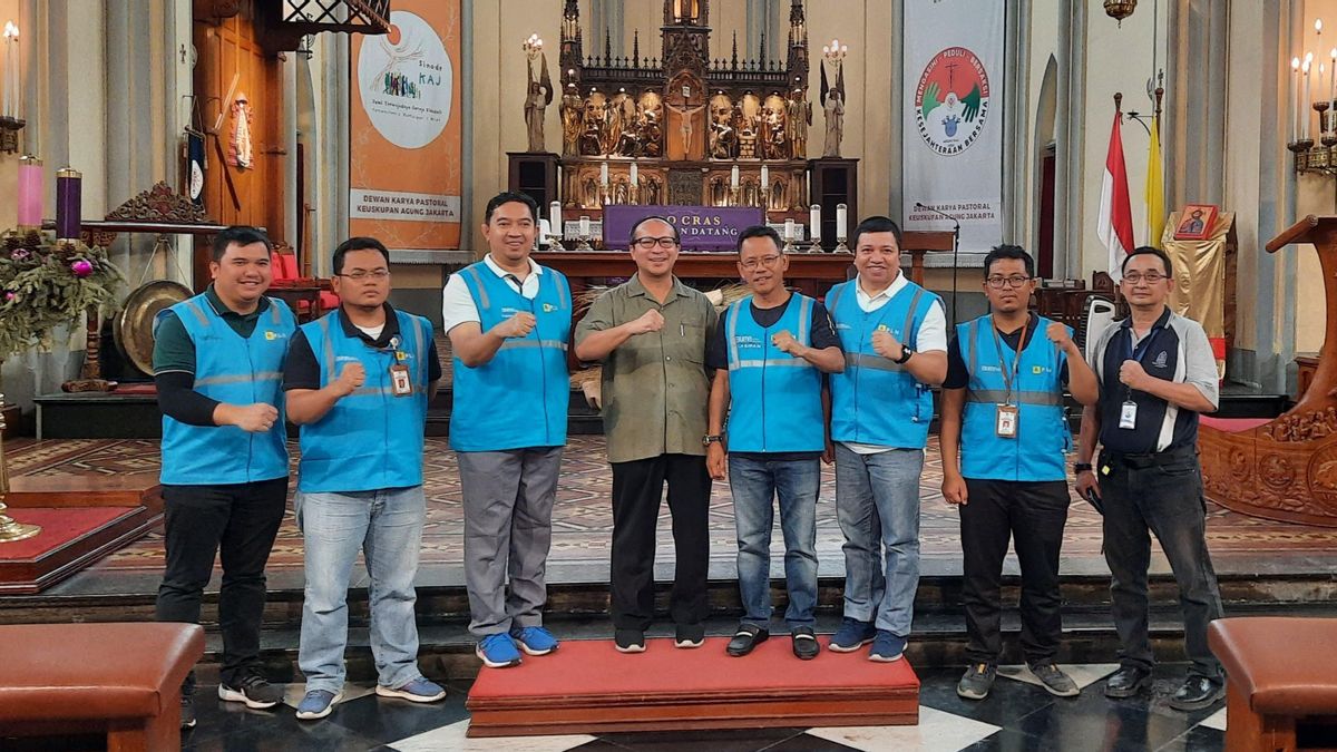 The 2023 Christmas Celebration Takes Place, PLN Prepares Layered Electricity And Electricity Alert Officers At The Church
