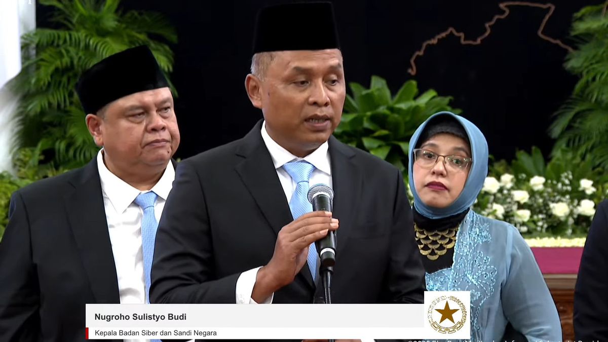 Presiden Lantik Nugroho Sulistyo Jadi Kepala BSSN, Diminta Fokus Jaga Keamanan Data
