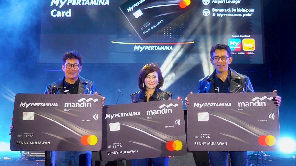 Encourager la croissance des transactions de carte de crédit, Bank Mandiri relancement de la carte MyPertamina