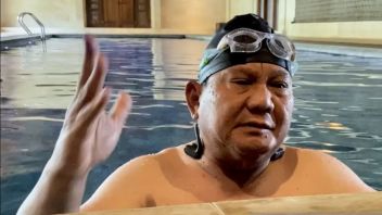 Prabowo Pilih Berenang Agar Rileks Jelang Besok Pidato Kenegaraan HUT ke-80 RI