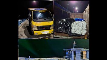 Police Thwart The Smuggling Of Hundreds Of Tin Ore Sacks In Belitung