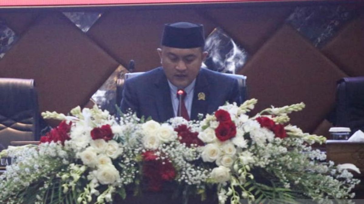 At The Special Session, The Chair Of The Bogor DPRD Prays For Ade Yasin Who Is Entangled In Corruption: Good Luck