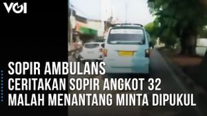 VIDEO: Sopir Angkot yang Halangi Ambulans Justru Menantang Minta Dipukul