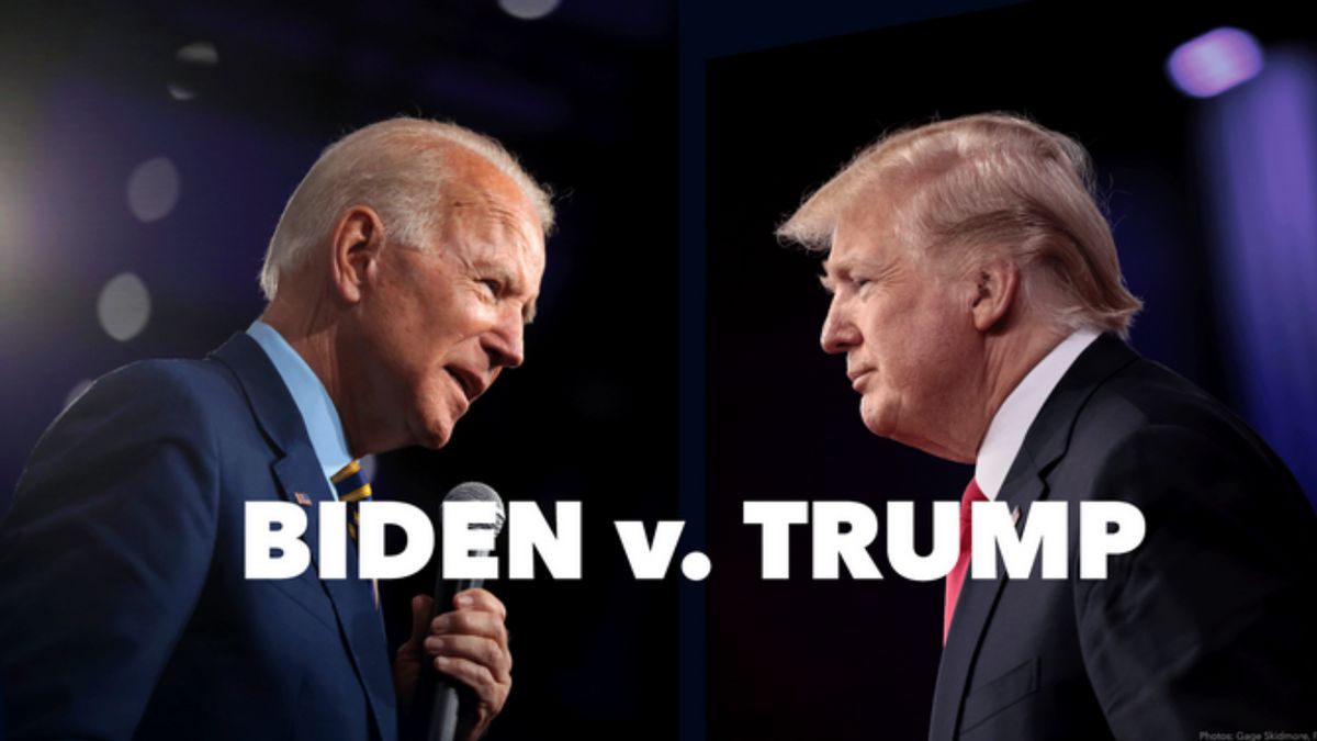 Le débat Trump vs Biden est bientôt mené, des pièces de mème politique sont mises en évidence