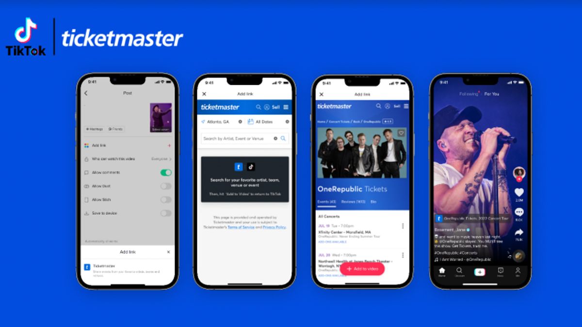 Now You Can Buy Event Tickets Available On Ticketmaster Through TikTok