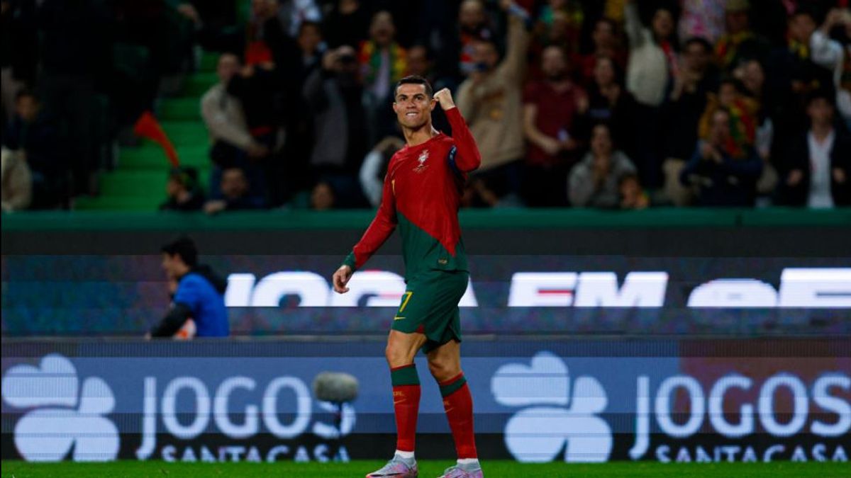 Cristiano Ronaldo Tak Hanya Cetak Gol saat Timnas Portugal Menang 4-0 atas Leichtenstein, tapi Juga Rekor Luar Biasa