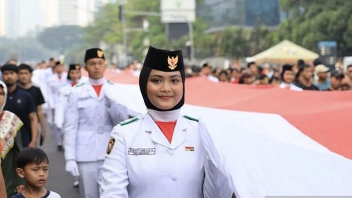 76名の学生がIKNでのインドネシア共和国79周年記念の旗手候補者の選定に合格